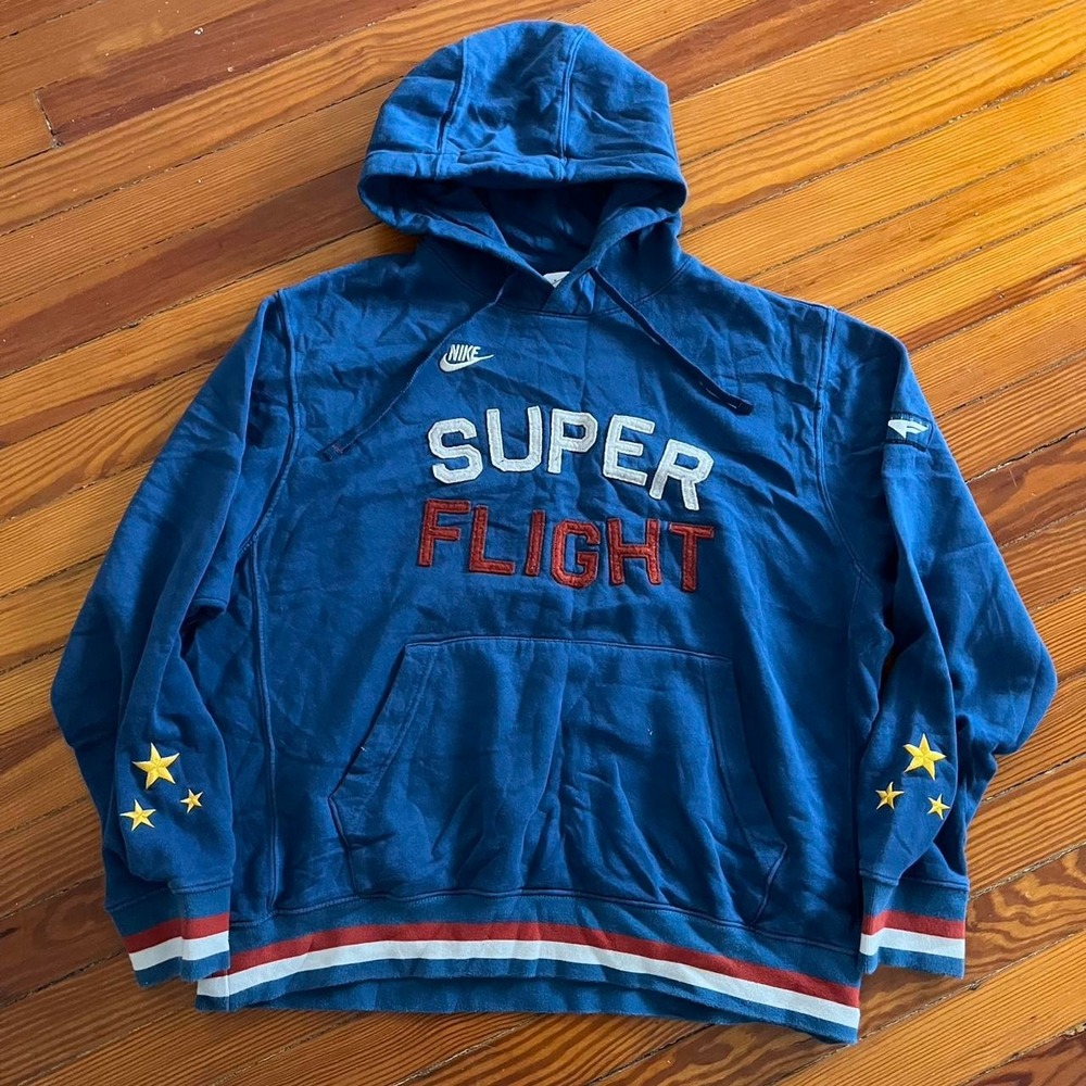1990s Vintage Nike Center Logo Hoodie size L